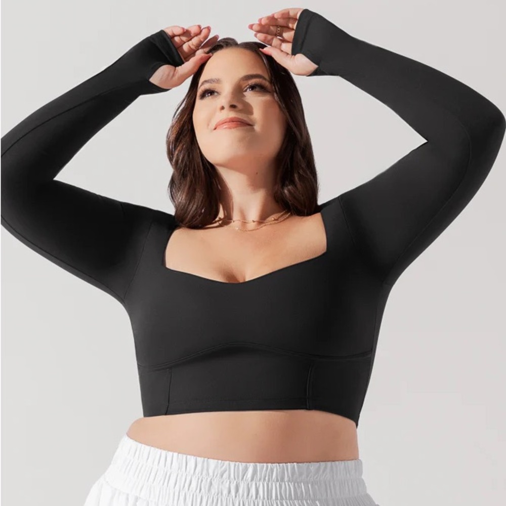 NWT popflex crop top